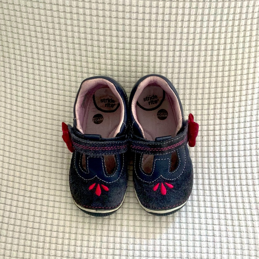 Stride Rite Toddler Suede Leather Shoes Size 7.5W